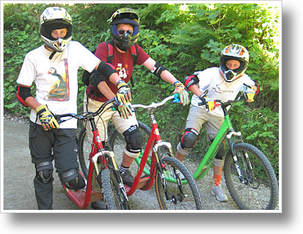 Rollerfahrer