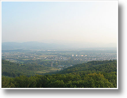 Blick vom Eichbergturm Richtung Freiburg Blick vom Eichbergturm Richtung Freiburg