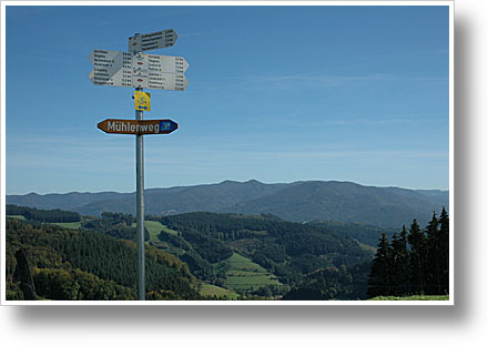 Wanderschild Schwarzwald Wanderschild Schwarzwald