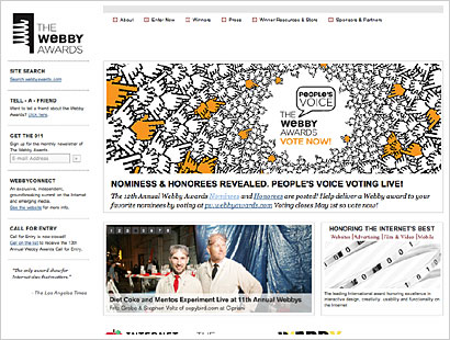 Webby Award 2008 Webby Award 2008