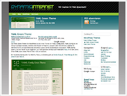 Yaml Green Theme