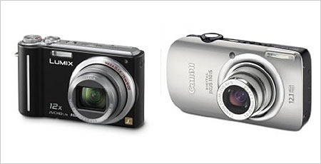 Canon Ixus gegen Panasonic Lumix Canon Ixus gegen Panasonic Lumix