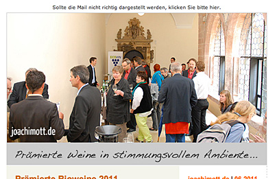 Newsletter für meine Kunden - allerdings nur als Service