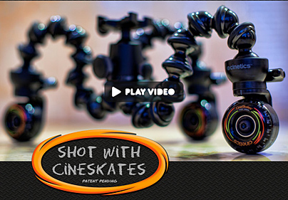 Cineskates: Dolly für Video-Aufnahmen Cineskates: Dolly für Video-Aufnahmen