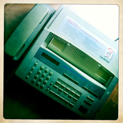 Hat ausgedient: das alte Fax-Kombigerät