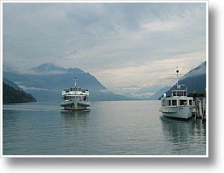 Schiff auf dem Vierwaldstätter See