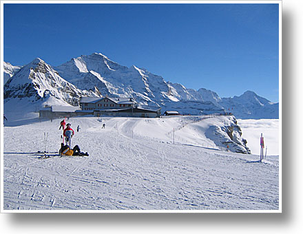 Grindelwald Männlichen Bergstation Grindelwald Männlichen Bergstation