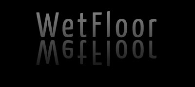 Der WetFloor Effekt, dieses Mal in Schwarz