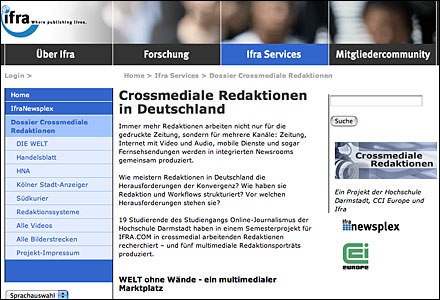Crossmediale Redaktionen in Deutschland