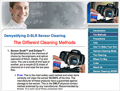 Irgendwann trifft es jeden Fotografen: DSLR Sensorreinigung