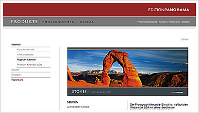 Panorama-Kalender und Bildbände aus der Edition Panorama