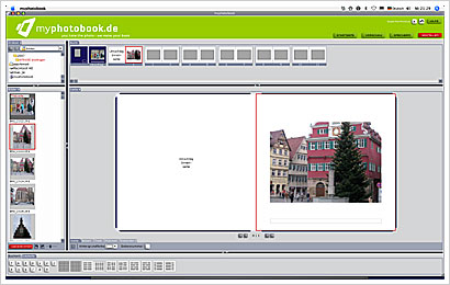 Test Fotobuch-Software für den Mac: myphotobook.de