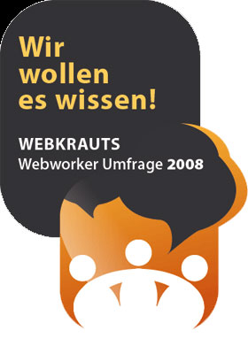 Webworker-Umfrage 2008 der Webkrauts