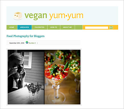 VeganYumYum: Food Photography for Bloggers