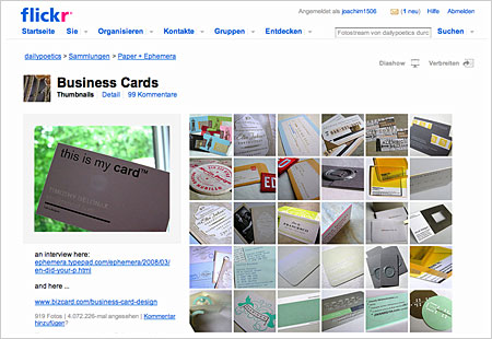 Flickr-Cards