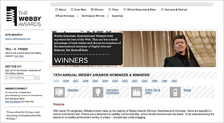 Die Webby Awards 2009