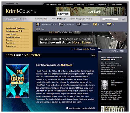 Krimi-Couch.de – “ausgezeichnete” Krimi-Website mit Grimme-Preis