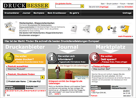  Druckereien online vergleichen: druckbesser.de