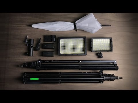 Complete Video Light Kit for $150 and How to Use It