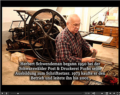 „Sorgenlos im Schwarzwald” – Audio Slideshow zum Thema Zeitung