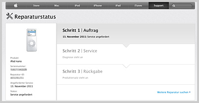 Apple tauscht iPod nano aus – oder auch nicht