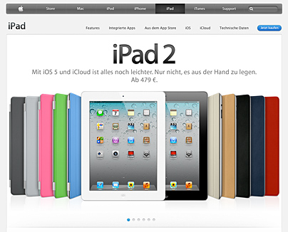 Das iPad2 von Apple