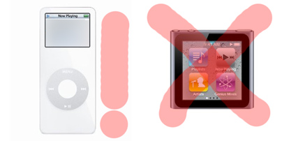 iPod Nano umgetauscht – gegen das neue Modell