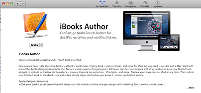 iBooks authors: selbst veröffentlichen