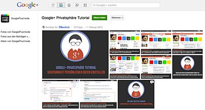 Google+ und die Privatsphäre
