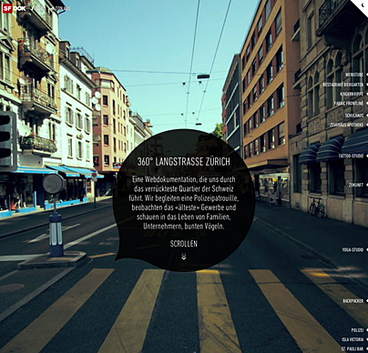 Multimedia kompakt: SF Dok – 360° Langstrasse Zürich