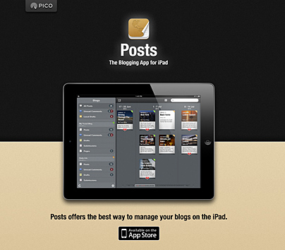 Posts – die Blogging App fürs iPad