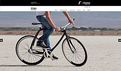 Design-Fahrrad mit Riemenantrieb