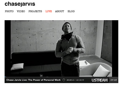 Live-Mitschnitt Chase Jarvis Live-Mitschnitt Chase Jarvis