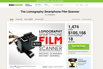 Der Lomography Smartphone Film Scanner