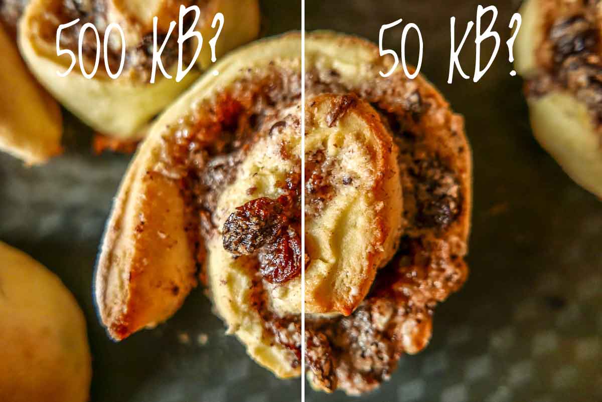 Große Bilder - gibts mit 500 KB oder 50 KB. Wo liegt der richtige Kompromiss zwischen Bildqualität und Datenmenge.