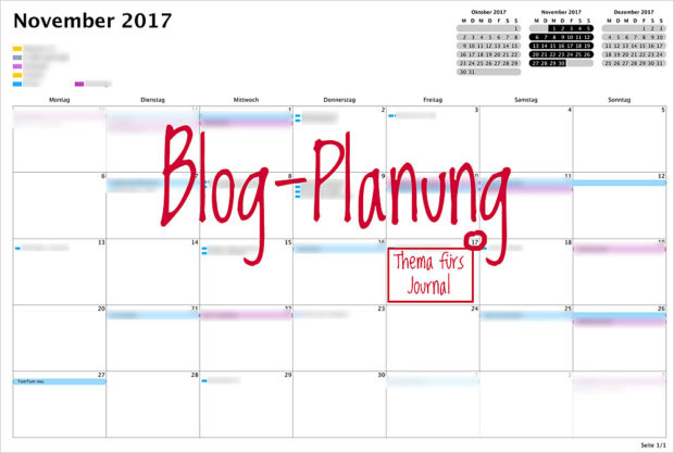 Blog-Planung: Der richtige Blogpost zur richtigen Zeit