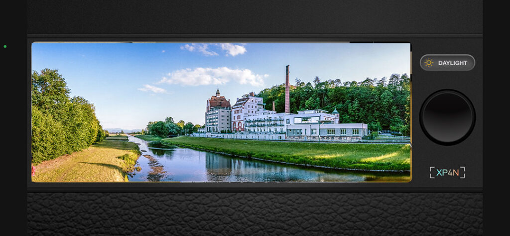 Panorama-Simulation auf dem iPhone für das Format 24x65.