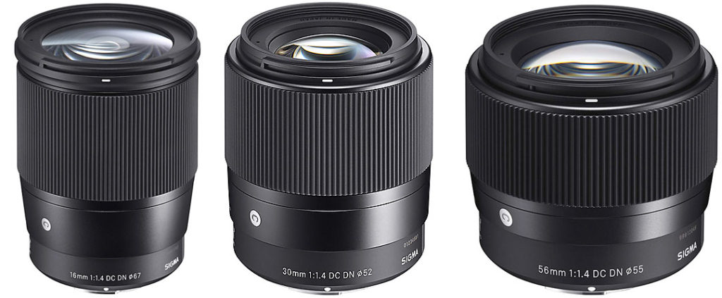 Lichtstarke Festbennweiten gibt es nach längerer Wartezeit jetzt von Sigma auch für die EOS M Modelle: Lichtstärke 1.4, 16, 30 und 56 mm.