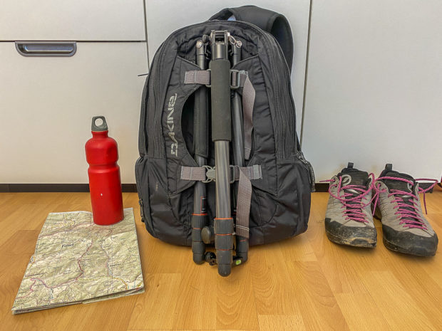 Für längere Touren fast unvermeidbar: das große Foto-Gepäck.