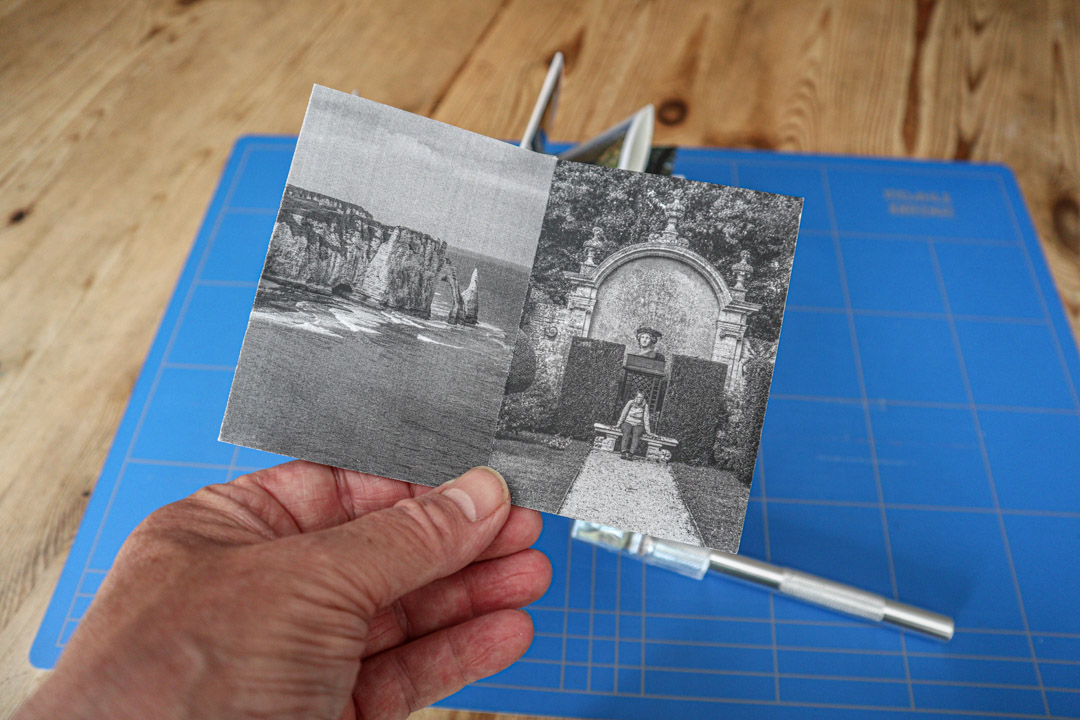 Mini Zines in SW aus dem Laserdrucker: Für Fotos gut, mit wenigen Anpassungen. Oder als kleine Hefte mit Texten und Grafiken zu einem eng eingegrenzten Thema.