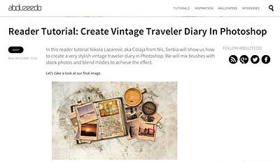 Reisetagebuch – auf alt gemacht mit Photoshop