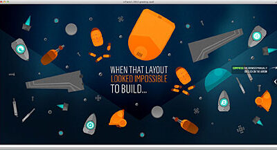 Responsive Webdesign: inTacto’s 2012 greeting card!