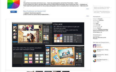 Fotor: Kostenlose Bildbearbeitung auf Mac und iPad