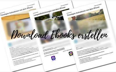 Download-Ebooks für Deine Abonnenten erstellen