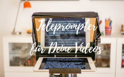 Teleprompter für Videos einsetzen