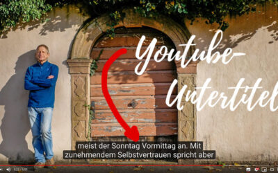 Youtube-Untertitel für Deine Videos