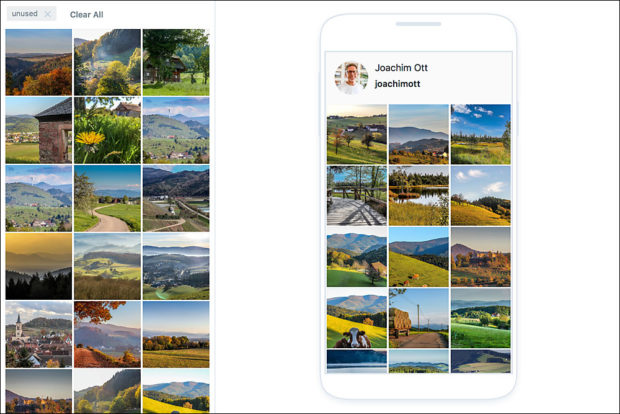 Vorausplanung Deiner Instagram Beiträge spart Zeit und die Übersicht ermöglicht eine ansprechendere Gestaltung Deines Feeds.