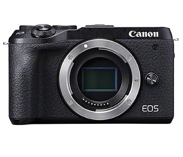 Die Canon EOS M6 Mark II - mit rund 1000 € alleine für das gehäuse eine nicht ganz preiswerte Lösung.