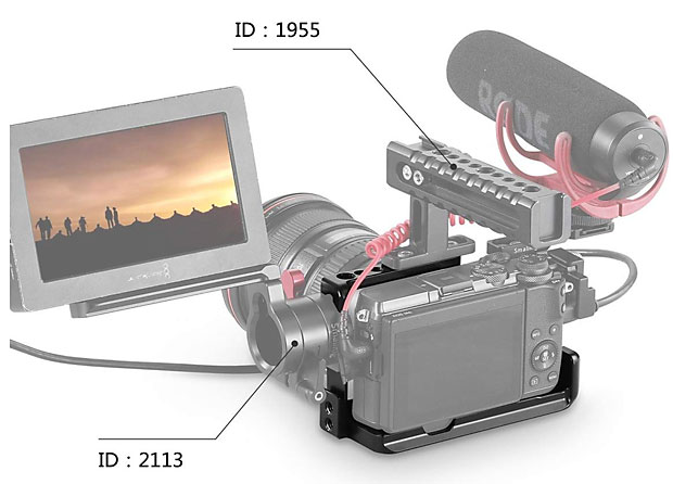 Bringt Monitor, Mikro und ein Top-Handle an die M6.